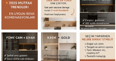 Mutfak Dolaplarında Renk Seçimi Nasıl Yapılır?